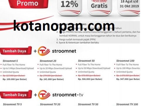Cara daftar Internet Stroomnet dan Stroomnet TV dari PLN selagi Promo