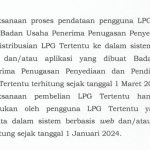 Peraturan Pembeli Gas LGP 3 kg Subsidi wajib terdaftar, penerapanya??