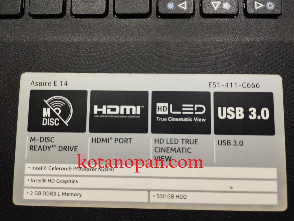 Memperbaiki Keyboard Acer ES1-411 Tidak berfungsi Setelah Instal Ulang