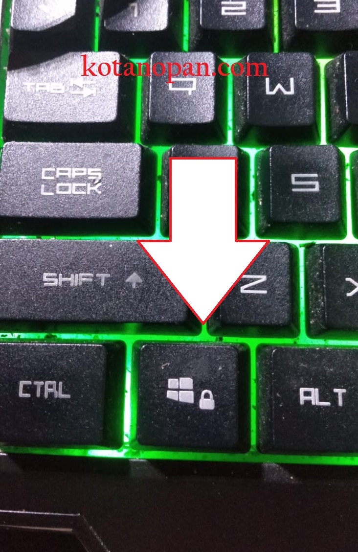Cara Screenshot di Laptop Semua Merek dengan tombol key windows pada keyboard