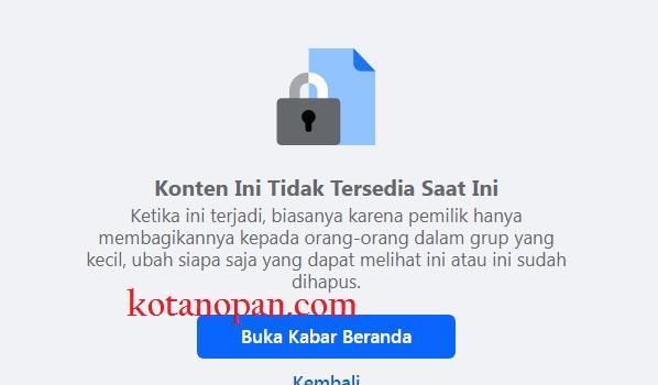 Grup Facebook tidak tersedia di Indonesia 2