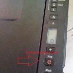 tombol stop Printer Pixma G3010 Tidak mencetak kertas Macet P06