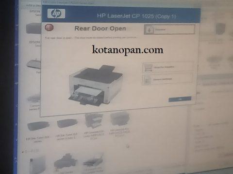 Perbaiki Printer HP 1025 Rear Door Open Type Laserjet
