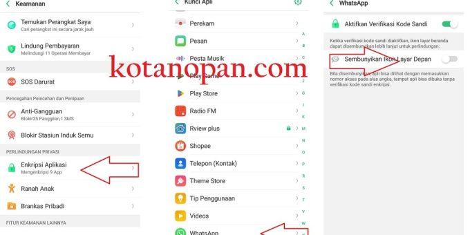 Cara Menyembunyikan Aplikasi Di Android Berbagai Type