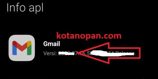 Cara melihat alamat email yang ada di handphone logo gmail