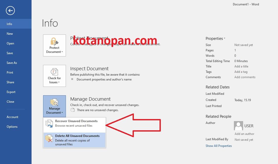 Cara Kembalikan Word yang belum disimpan Dengan Mudah efektif Cara Kembalikan Word yang belum disimpan Dengan Mudah efektif