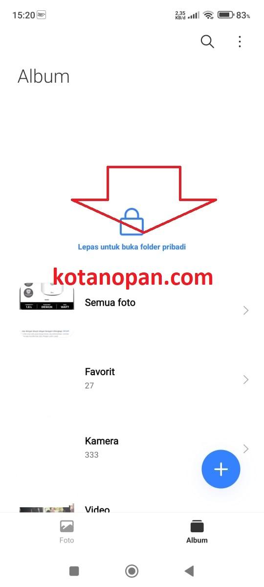 Cara Melihat Album Pribadi Di Xiaomi Dan Redmi HyperOS Terbaru