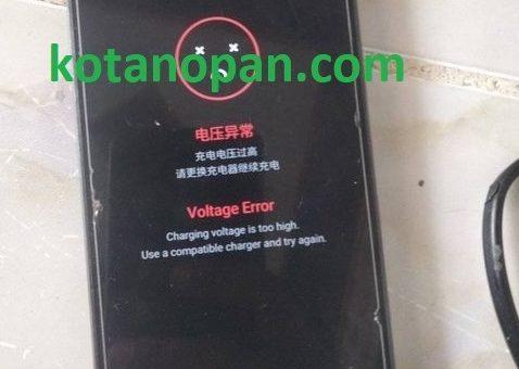 solusi Perbaiki Handphone Voltage Error Charging Voltage Is Too High