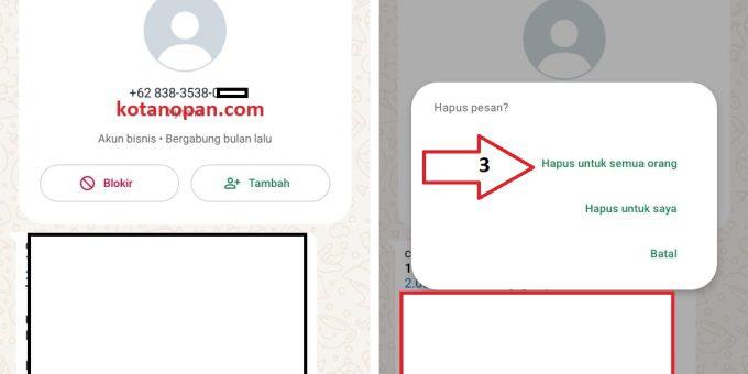 Cara Menghapus Pesan di WhatsApp Salah Ketik atau Salah Kirim