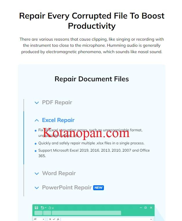 Cara Memperbaiki File Excel yang Corrupt Tidak bisa dibuka